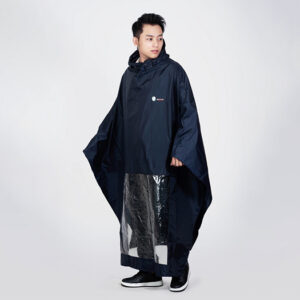 Áo mưa cánh dơi 1 đầu tím than